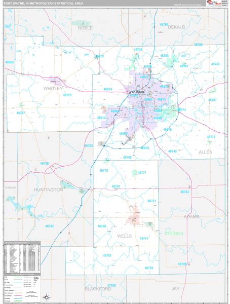 Fort Wayne Metro Area In Maps
