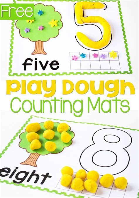 Playdough Numbers Numbers Preschool Toddler Learning Activities
