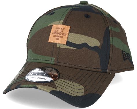 Core Square Patch Camo 9forty Adjustable New Era Caps Uk