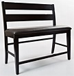 Dark Rustic Prairie Counter Height Bench from Jofran | Coleman Furniture