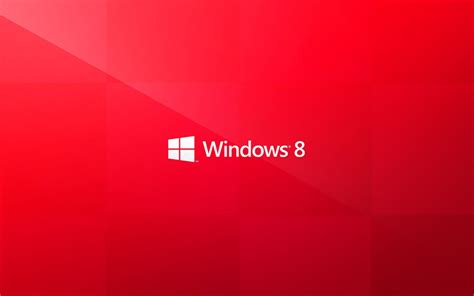 Download Wallpapers Windows 8 Red Background Logo Creative Windows