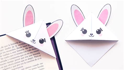 Bunny Corner Bookmark Easter Craft For Kids The Printables Fairy