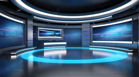 Background For A Virtual 3d News Studio News Room Tv Show News