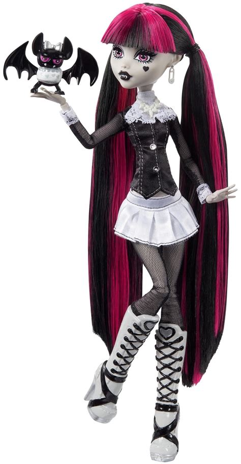 Monster High Doll With Posters Draculaura In Black And White