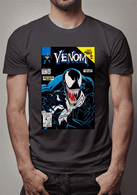 T Shirt Estonada Venom Quadrinhos Classicos Camisa Hq R5860 Em