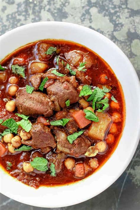 Easy Moroccan Lamb Stew Recipe Video The Mediterranean