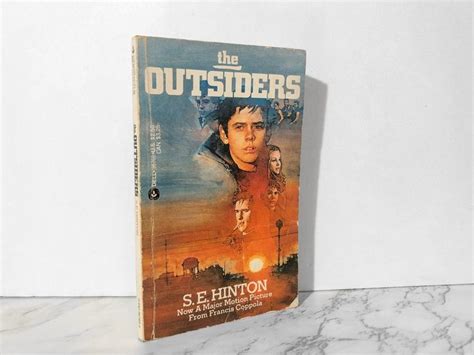 The Outsiders By Se Hinton 1983 Movie Tie In Paperback Etsy The