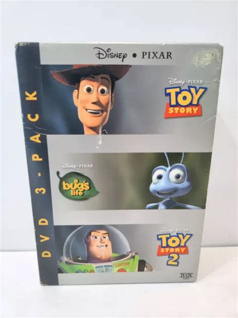 Toy Story Disney Pixar 3 Pack Dvd Box Set A Bugs Life Toy Story 2