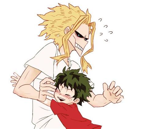75 Best Dad All Might And Son Deku Images On Pinterest My Hero