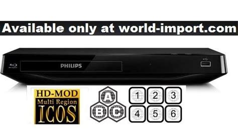 Philips BDP 2100 Region Free Blu Ray Player Blu Ray Player Philips