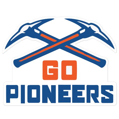 Wisconsin Platteville Pioneers Ncaa Logo Sticker