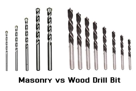 Masonry Vs Wood Drill Bits How To Find The Right Type