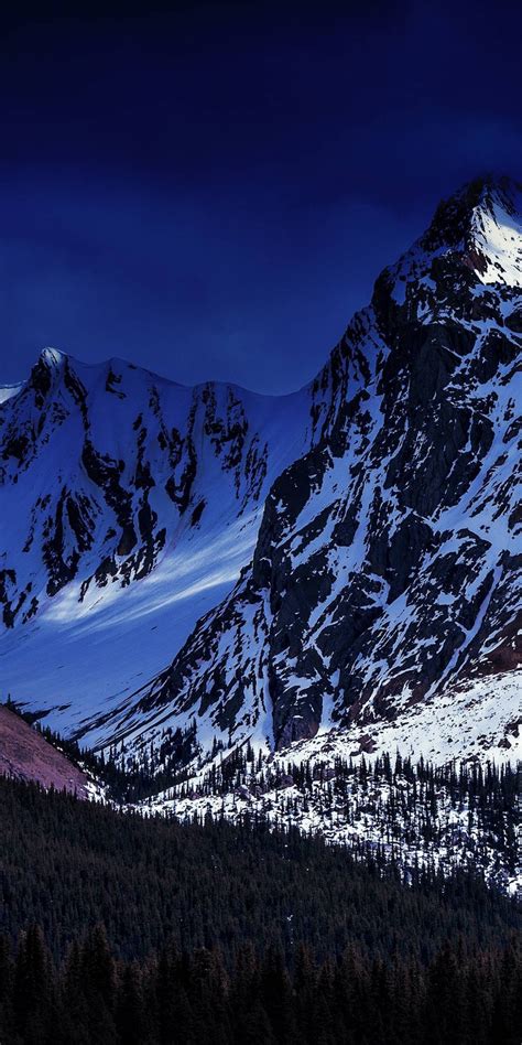 Download 1080x2160 Wallpaper Alberta Jasper National Park Snow Capped
