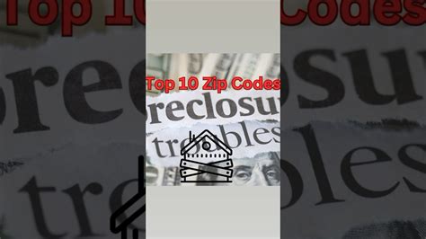 🏠top 10 Zip Codes With The Most Foreclosures🏠 Housingmarket2023