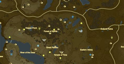Complete Map Zelda Breath Of The Wild Interactive Honleaders