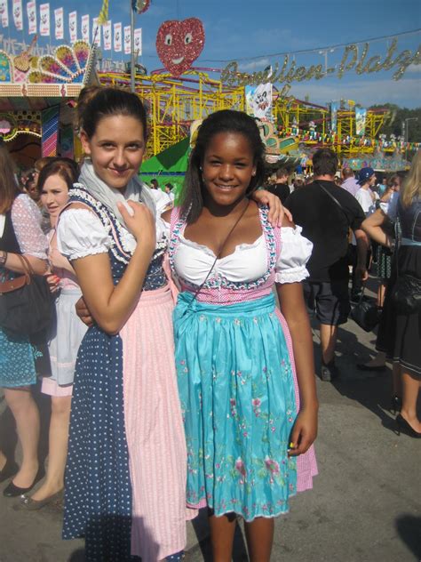 Oktoberfest Black Girls In Dirndls Nicole Is The New Black