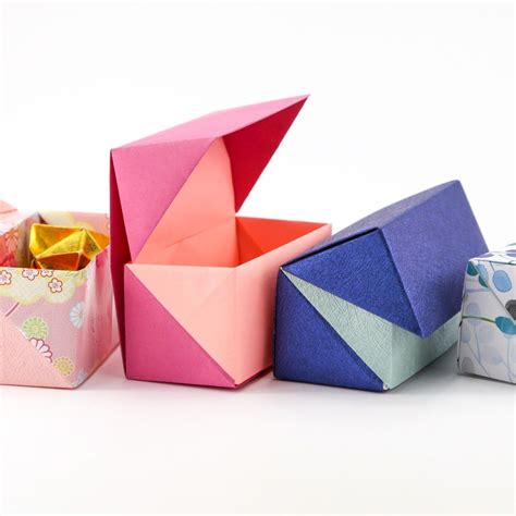 How To Make An Origami Hinged T Box Origami T Box Origami