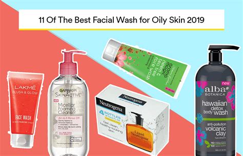 Facial Cleansers 10 Best Face Washes For Oily Skin 2020