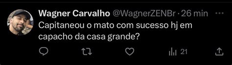 Guto Zacarias On Twitter Me Chamou De Capit O Do Mato E Capacho Da