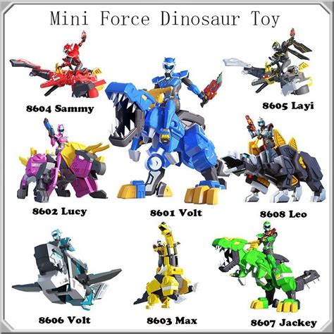 Jual Mainan Robot Mini Force Action Figures Miniforce X Dinosaur