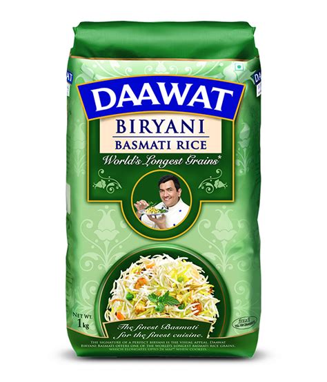 Daawat Biryani Basmati Rice Best Long Grain Basmati Rice In India