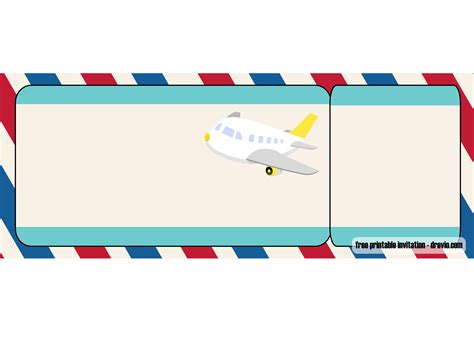 FREE Airplane Ticket Birthday Invitation Templates | Ticket invitation birthday, Birthday ...