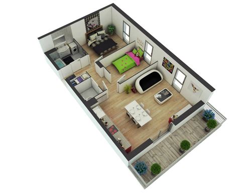 Planos De Departamentos Dos Dormitorios Apartamentos Modernos Casa