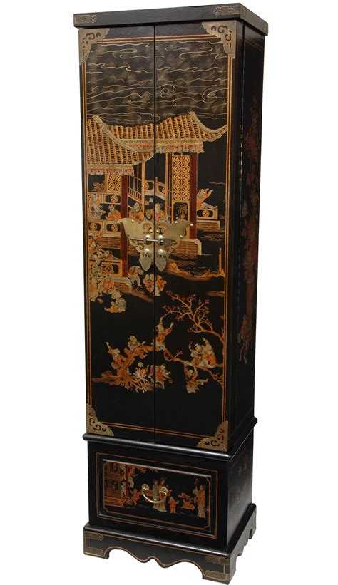 Oriental Jewelry Armoire Description Extra Tall Jewelry Armoire