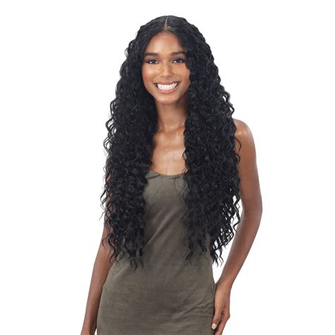 Outre Quick Weave Wet Wavy Style Synthetic Half Wig Beach Curl 24 S1b