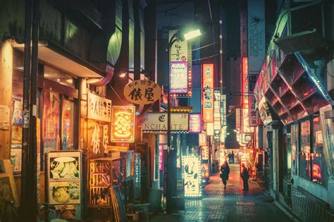 Untitled Hd Wallpaper Japan Street Japan Anime City