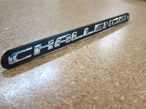 2015 2020 Dodge Challenger Nameplate Clip On Grille Badge Emblem