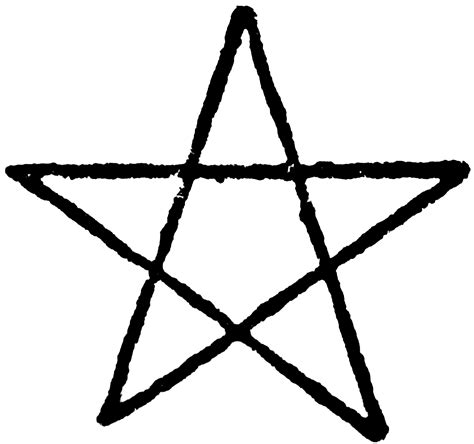Pentagram Star Clipart Etc