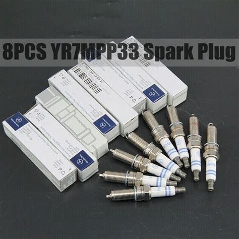 8pcs Bosch Double Platinum Spark Plugs For Mercedes Benz Germany