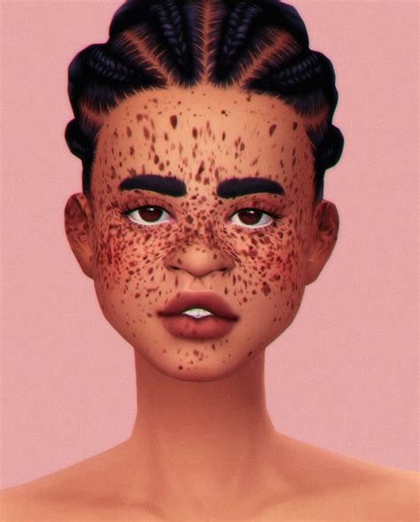 Sims 4 Cc Custom Content Skin Details Lots Of Freckles The Sims 4