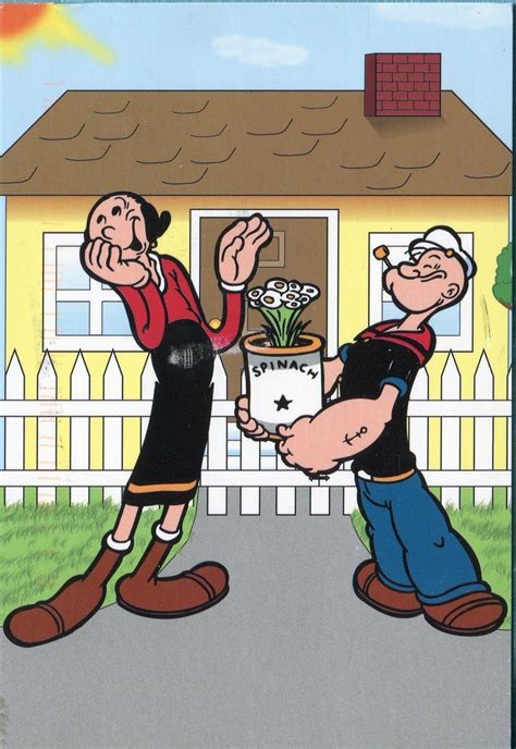 X8225 Postcard Popeye And Olive Advertisement For T Fairs Popeye And Olive Popeye Olive