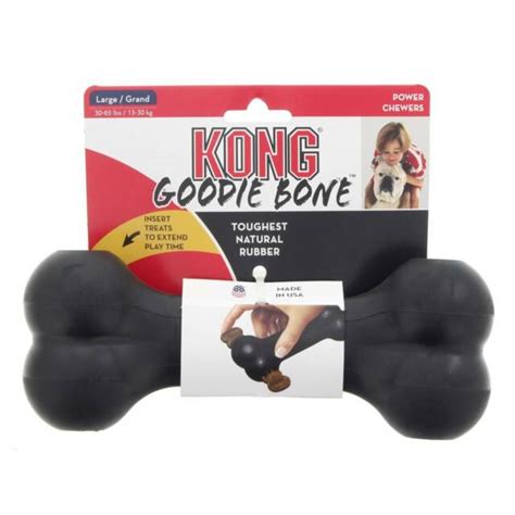 Kong Dog Extreme Goodie Bone Large 13 30kg Dogs Power Chewers Natural