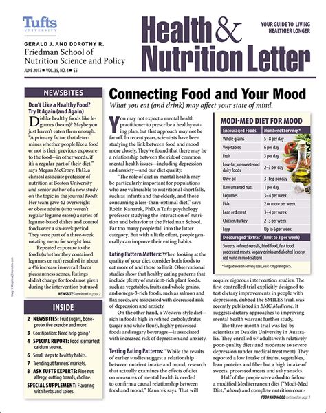 Download The Full June 2017 Issue Pdf Tufts Health And Nutrition Letter