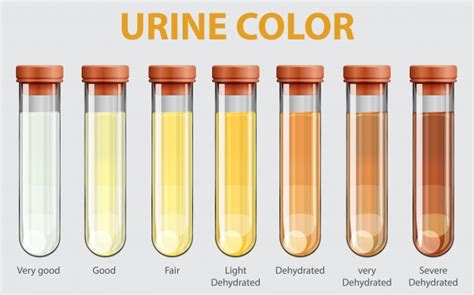 Hydration chart learn to read the shades of your pee. 7 Major Signs That Say you're Not Drinking Enough Water ...