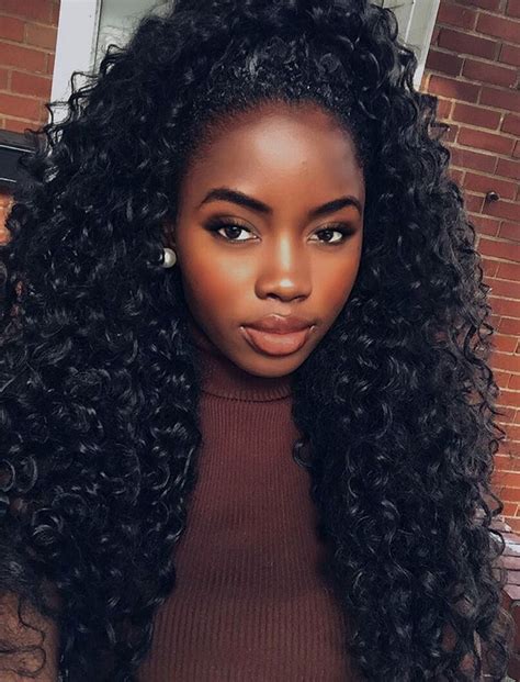 Best Eye Catching Long Hairstyles For Black Women Curly Weave