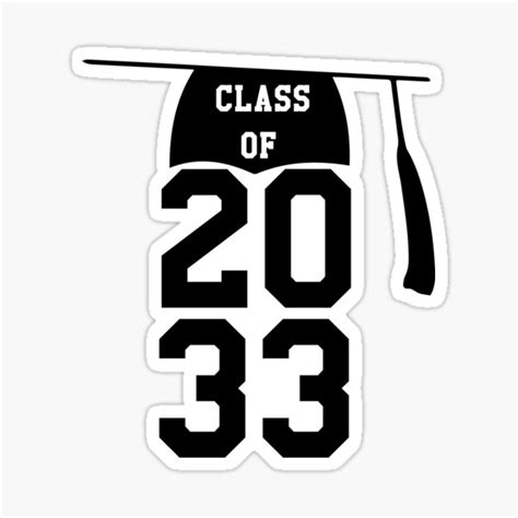 Class 2033 Graduation Sticker For Sale By Bhaktishendkar Redbubble
