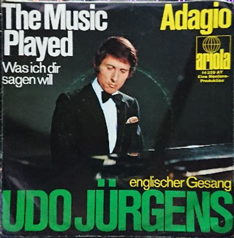 The Music Played Was Ich Dir Sagen Will 7 1968 Von Udo Jürgens