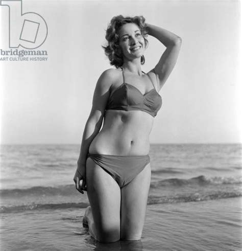 Image Of The Actress Luisa Rivelli At Venice Lido Beach