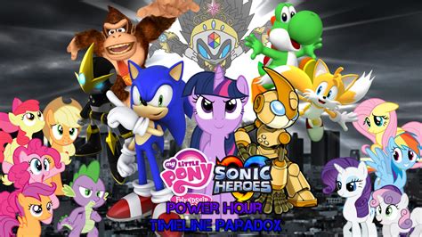 Image My Little Pony Sonic Heroes Power Hour Poster 4png Poohs