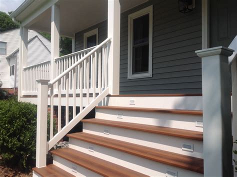 Love Custom And Maintenance Free Front Porches Front Porch Steps