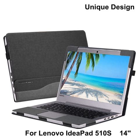 Pu Leather Case Cover For Lenovo Ideapad 510s 14 Inch Laptop Bag