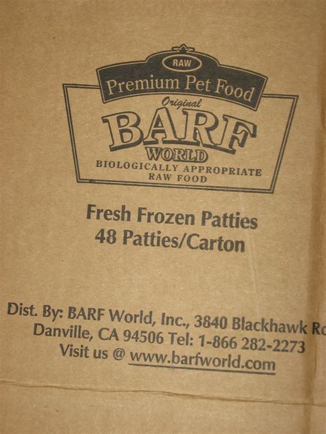 We did not find results for: Unintentionally Funny Brand Names: BARF Pet Food
