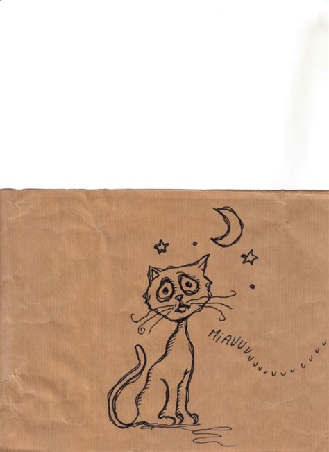The Cat And The Moon Sketch 2 In Nacho Rodríguezs Victoria Francés