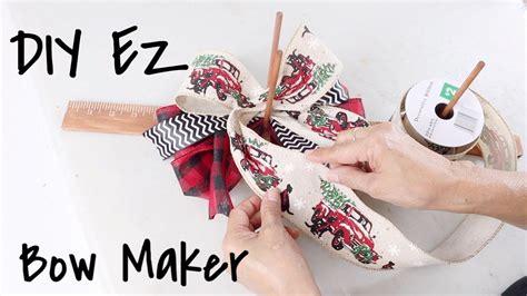 Diy Ez Bow Maker Create Beautiful Bows Like A Pro For The Holidays