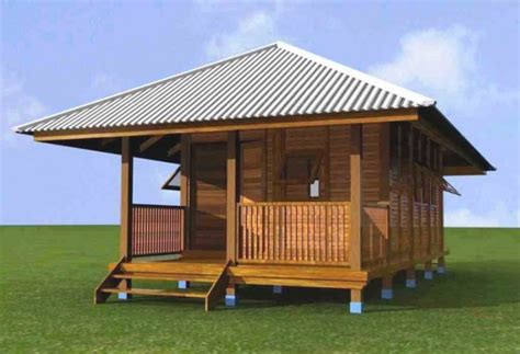contoh desain rumah kayu minimalis modern sederhana