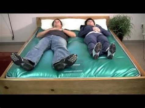 The waterbed heater that comes with the mattress is ideal, because the warm water is therapeutic and can relieve as with any mattress, the cost of a waterbed varies based on size (twin, full, queen, or king) and brand. G600 Waterbed Mattress Wave Test - YouTube